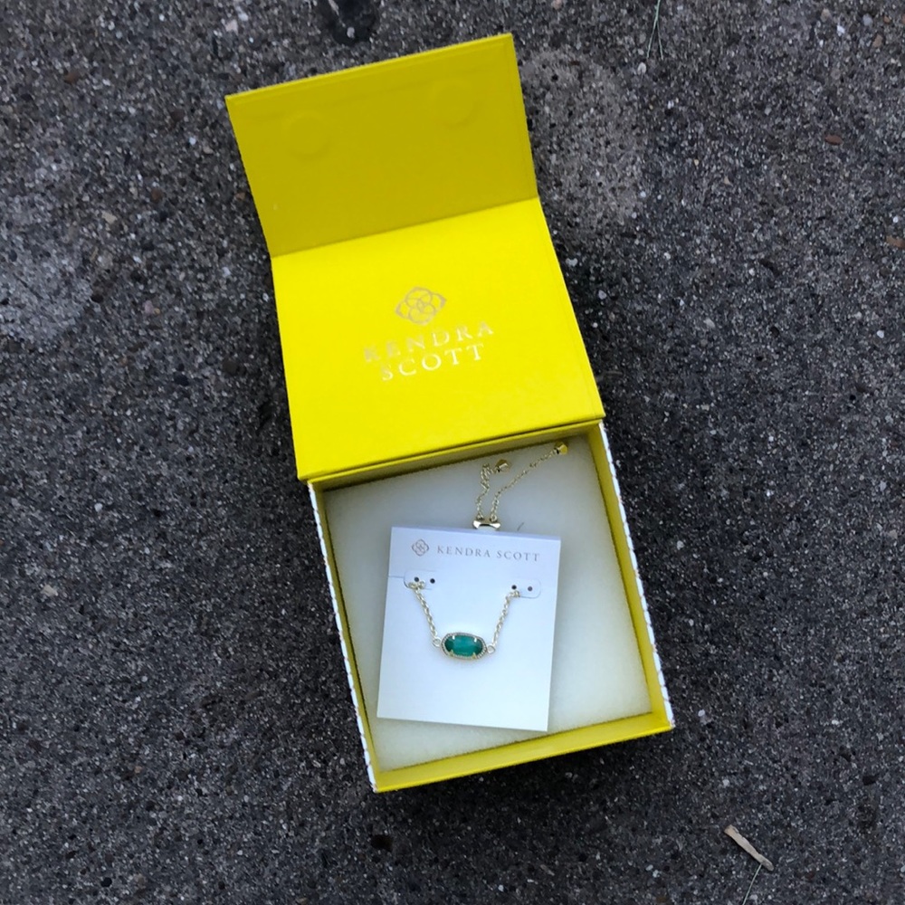 kendra scott green pendant bracelet